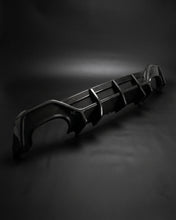 Load image into Gallery viewer, 2020–2021 Audi RS7 C8 Sportback Finned Rear Bumper Lip – Dry Carbon Fiber