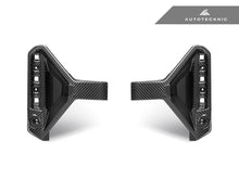 Load image into Gallery viewer, AutoTecknic Dry Carbon Rear Bumper Reflector Trim Set - G87 M2