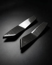 Load image into Gallery viewer, 2020–2021 Audi RS7 C8 Sportback ABT Style Front Bumper Canards – Dry Carbon Fiber