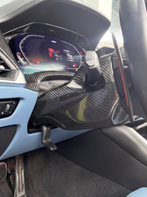 Load image into Gallery viewer, BMW 3/4 Series G80/G81/G82/G83 Carbon Fiber Steering Column Cover (2021+)