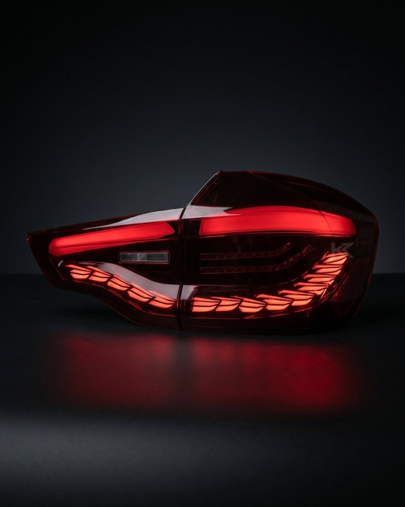 BMW X3 G01 iX3 G08 LED GTS / Dragon Scale Style Taillights (Red or Black) (2019-2022)