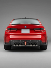 Load image into Gallery viewer, BMW 3 Series G80 M3 G82 G83 M4 Carbon Fiber Rear Diffuser with LED Lights (2019 - 2024)