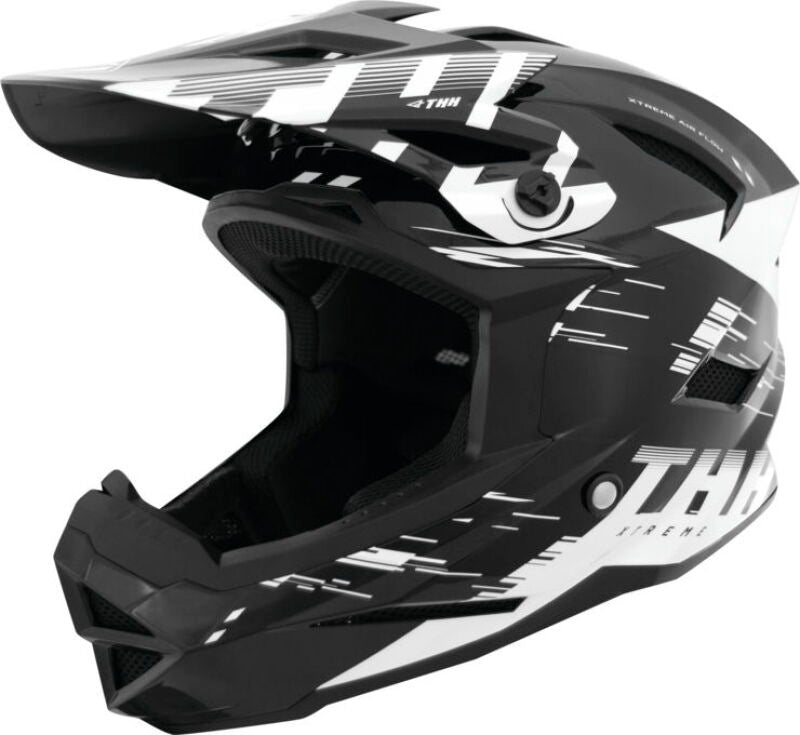 THH Helmets T-42 BMX Xtreme  Black/White Youth - Small