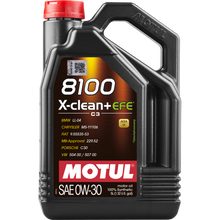 Load image into Gallery viewer, Motul 5L 8100 X-Clean + EFE 0W30