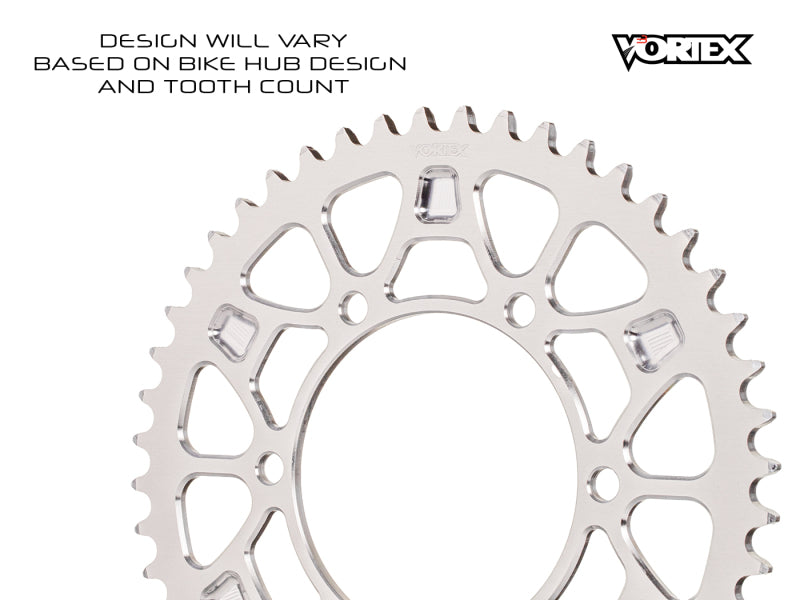 Vortex Racing V4 47 Tooth 530 Rear Sprocket - Silver