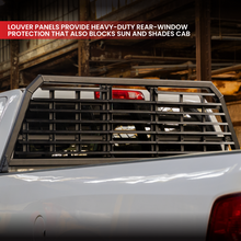 Load image into Gallery viewer, Gen-Y 19+ Dodge Ram 2500/3500 Defender 2 Outer Louver Panel for Headache Rack - Black