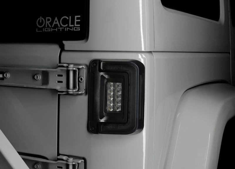 Oracle 07-17 Jeep Wrangler JK Flush Mount LED Tail Lights - Tinted NO RETURNS