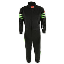 Load image into Gallery viewer, RaceQuip Green Trim SFI-1 JR. Suit - Kids Small