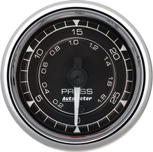 Load image into Gallery viewer, AutoMeter Chrono 2-1/16in 30PSI Digital Stepper Motor Pressure Gauge - Chrome