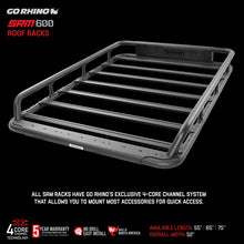 Load image into Gallery viewer, Go Rhino SRM 600 Basket Style Roof Rack 55in. - Tex. Blk