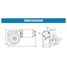 Load image into Gallery viewer, Superwinch Replacement 12V Power Drive; 0.67HP; 90:1 Gear Ratio; 3in Shaft