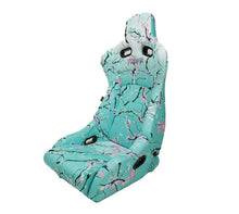 Load image into Gallery viewer, NRG Prisma Lab Reclinable Bucket Racing Seat - Pair (Sakura Print)