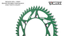 Load image into Gallery viewer, Vortex Racing 36 Tooth 520 Rear Sprocket - Green