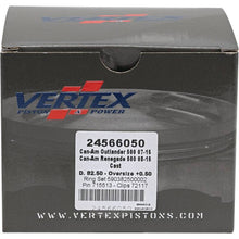 Load image into Gallery viewer, Vertex Piston 07-15 Can-Am Outlander 500 4x4 500cc +0.50mm Oversized Cast Replica Piston Kit