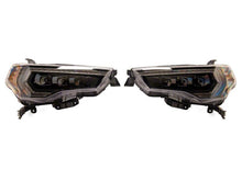 Load image into Gallery viewer, Raxiom 14-24 Toyota 4Runner CXR Series LED Headlights with Amber DRL- Black Housing- Clear Lens