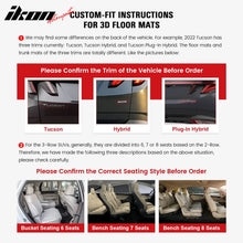 Load image into Gallery viewer, 2015-2019 Ford Explorer Bucket Seat 3D Floor Mats Liner Carpets TPE