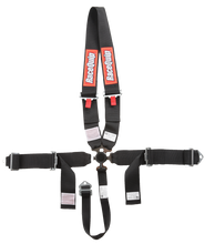 Load image into Gallery viewer, RaceQuip Black SFI CAMLOCK 5pt Dragster U Belt