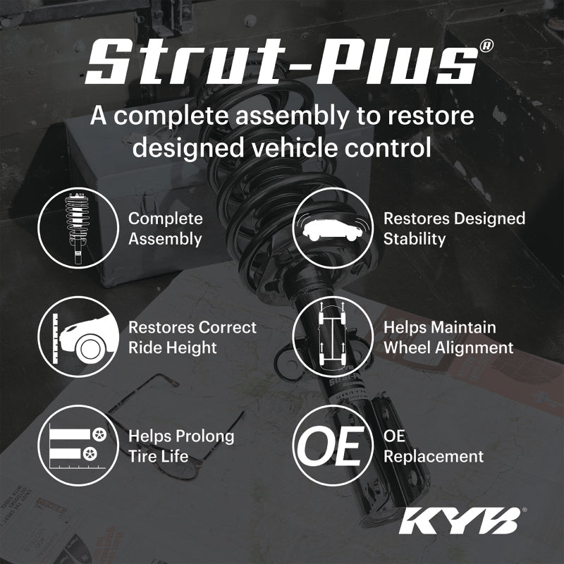 KYB 17-24 Nissan Titan 4WD (Ex. PRO-4X & w/o Off-Road Package) Strut-Plus Assembly - Front