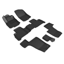 Load image into Gallery viewer, 3D MAXpider 20132018 Mercedes-Benz GLS-Class/GL-Class Kagu 1st &amp; 2nd &amp; 3rd Row Floormats - Black