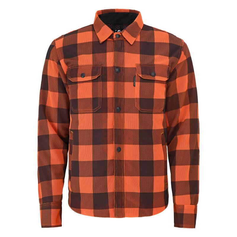 Speed and Strength Black Nine Mesh Moto Shirt Orange/Black - 2XL