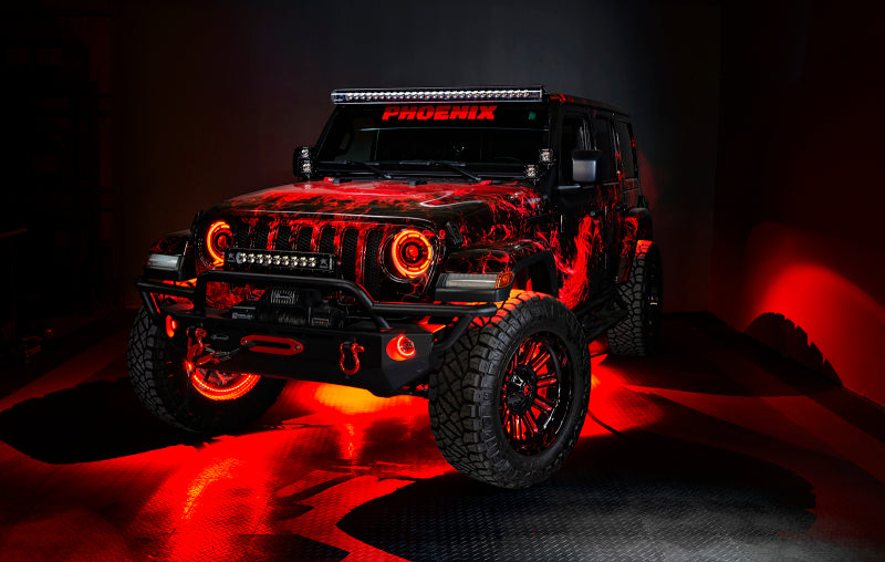 Oracle Jeep Wrangler JL/JT Sport High Performance W LED Fog Lights - w/o Controller NO RETURNS