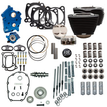 Load image into Gallery viewer, S&amp;S Cycle 2017+ M8 132in Power Pack w/ Chrm Pushrod Tubes &amp; Gear Drive Cam - Blk w/o HL - Incl. VVT