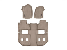 WeatherTech 2017+ Audi A4 (Sedan) Front & Rear FloorLiner - Tan