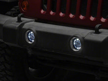 Load image into Gallery viewer, Raxiom 07-18 Jeep Wrangler JK V2 LED Switchback Fog Lights with Amber Turn Signal and Halo Rings