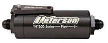 Load image into Gallery viewer, Peterson Fluid Systems Fuel Filter -6AN 60 Micron Ball Valve