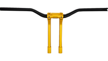 Load image into Gallery viewer, Performance Machine Phatbar H-Bar Assy, 11-1/2in Riser, 1-1/4in Bar, Int Wire, Gauge Mnt - Gold Ops