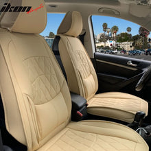 Load image into Gallery viewer, Universal PU Leather Car Seat Cover w/ Lumbar 04B Style Full Set