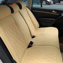 Load image into Gallery viewer, Universal PU Leather Car Seat Cover w/ Lumbar 04B Style Full Set