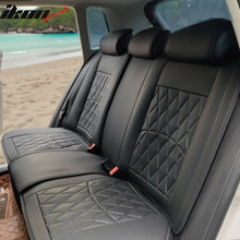 Load image into Gallery viewer, Universal PU Leather Car Seat Cover w/ Lumbar 04B Style Full Set