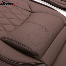 Load image into Gallery viewer, Universal PU Leather Car Seat Cover w/ Lumbar 04B Style Full Set