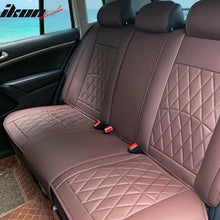 Load image into Gallery viewer, Universal PU Leather Car Seat Cover w/ Lumbar 04B Style Full Set