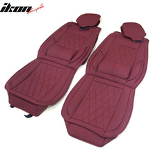 Load image into Gallery viewer, Universal PU Leather Car Seat Cover w/ Lumbar 04B Style Full Set