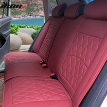 Load image into Gallery viewer, Universal PU Leather Car Seat Cover w/ Lumbar 04B Style Full Set