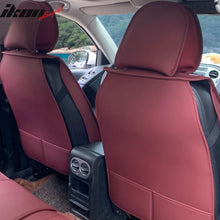 Load image into Gallery viewer, Universal PU Leather Car Seat Cover w/ Lumbar 04B Style Full Set