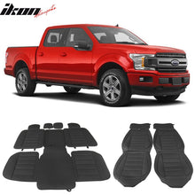 Load image into Gallery viewer, 2009-2025 Ford F150 Crew Cab PU Leather Car Seat Cover w/ Pocket