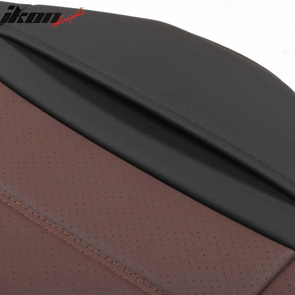 2009-2025 Ford F150 Crew Cab PU Leather Car Seat Cover w/ Pocket