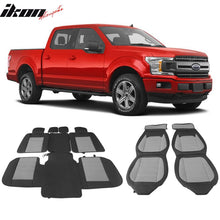 Load image into Gallery viewer, 2009-2025 Ford F150 Crew Cab PU Leather Car Seat Cover w/ Pocket