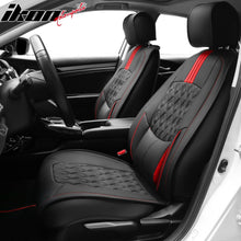 Load image into Gallery viewer, 2016-2021 Honda Civic Seat Covers PU Leather Car Cushion w/ Lumbar