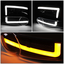 Load image into Gallery viewer, 01-07 GMC Sierra / Yukon Denali LED DRL Headlights 4PC Black/Amber