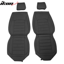 Load image into Gallery viewer, 2007-2025 Jeep Wrangler JK JL Leather Car Seat Cover w/ Pocket