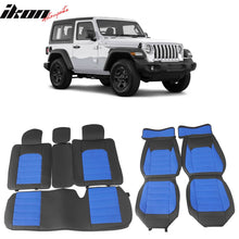 Load image into Gallery viewer, 2007-2025 Jeep Wrangler JK JL Leather Car Seat Cover w/ Pocket