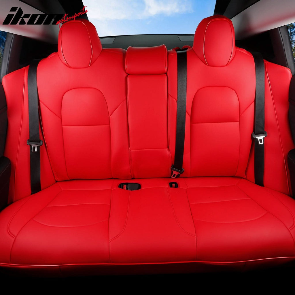 2017-2023 Tesla Model 3 Front Rear 5-Seat Seat Covers Leather