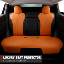 Load image into Gallery viewer, 2020-2024 Tesla Model Y Seat Covers Cushions V2 Suede Leather
