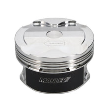 Load image into Gallery viewer, Manley 2018+ Ford Coyote 5.0L 6.75cc Dish 3.667in Bore 12:1 CR 22mm Pin Platinum Ext Duty Pistons
