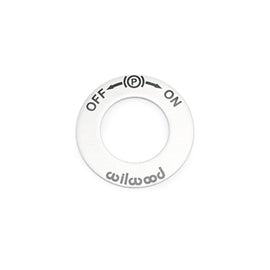 Wilwood ON/OFF Switch EPB Sticker ALUM .87 IDx