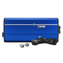 Load image into Gallery viewer, DS18 1-Channel Class D Full-Range Monoblock 8000 Watts RMS at1 ohm DPIV1/0 Terminals Included Blue